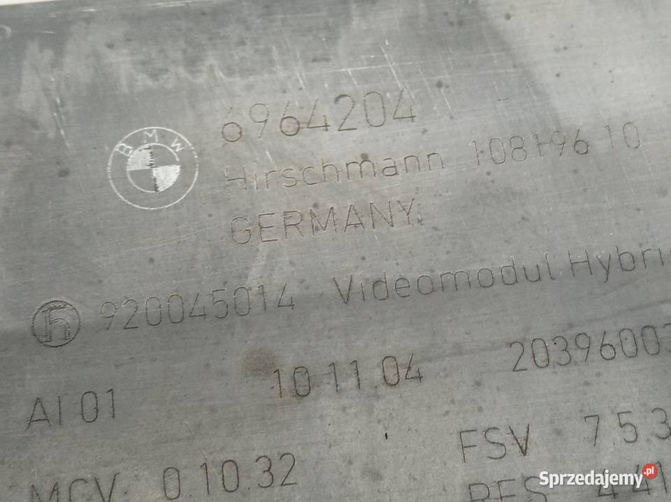MODUŁ TUNER TV 6964204 Bmw Seria 5 V 20032010