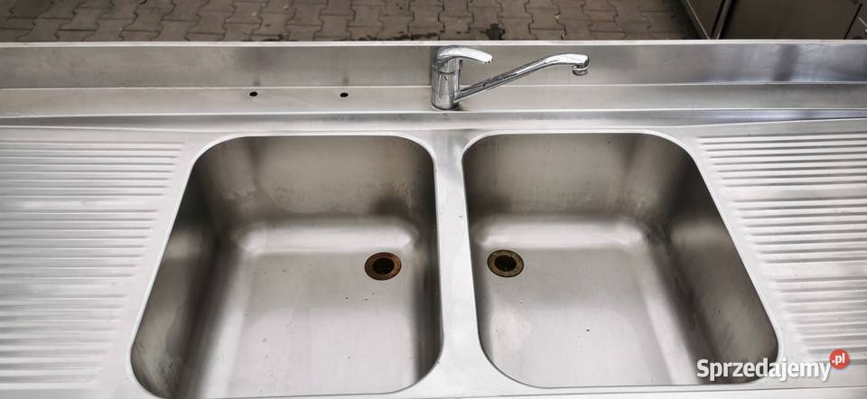 Zlew 2 komory 190x70x85 kom50x40x25 Krotoszyn