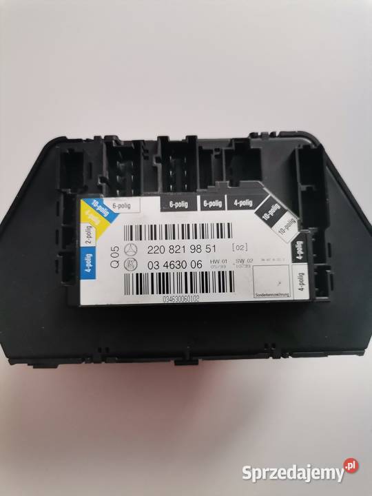 PANEL REGULACJI FOTELA MERCEDES 2208219851