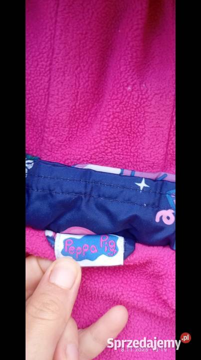 Kurtka zimowa dziewczynki świnka Peppa nowa śląskie Żywiec sprzedam