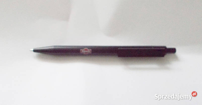 czarny długopis z plastiku plastikowy długopis