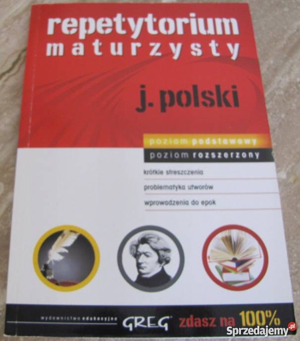REPETYTORIUM MATURZYSTY JĘZYK POLSKI język polski sprzedam