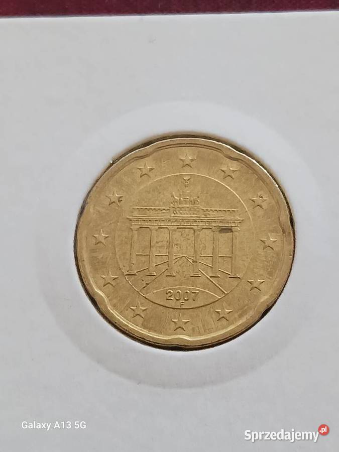 20 Eurocentów Niemcy 2007 r men F Konin
