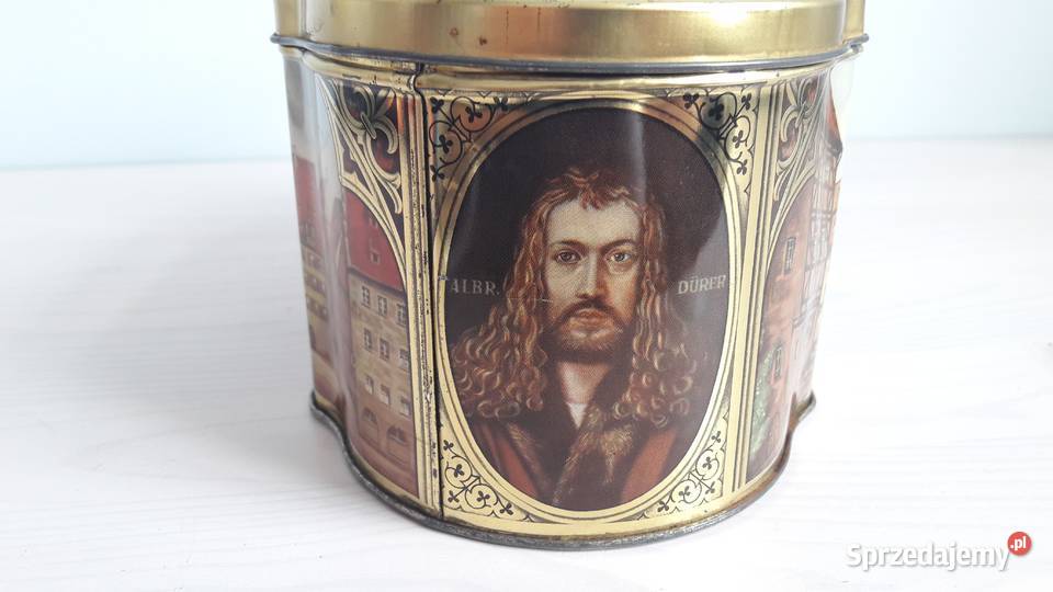 Puszka metalowa pudełko pojemnik Nurnberger Głuchołazy