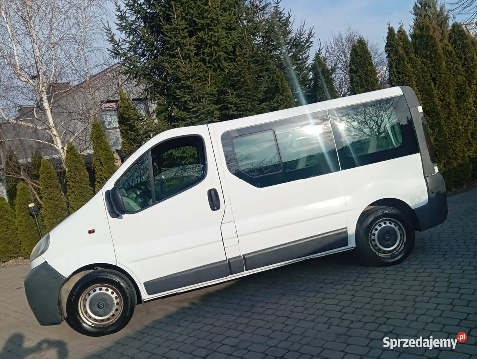 OPEL VIVARO 19 DIESEL 9 OSÓB SPRAWNY ZAREJESTR Gostynin