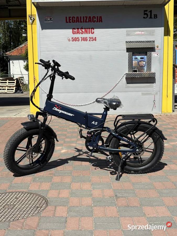 Rower elektryczny DEEPOWER A5 Fat Bike 20 Iława