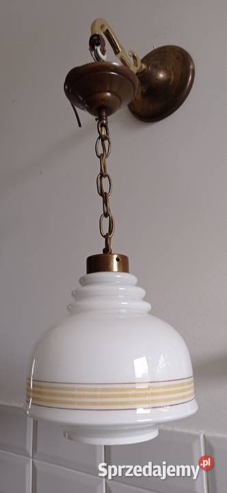 Stara lampa wisząca Włocławek