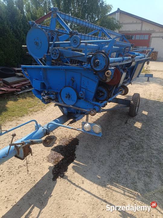 Bizon Z058 rekord sieczkarnia stół do rzepaku Strzeszkowice Duże