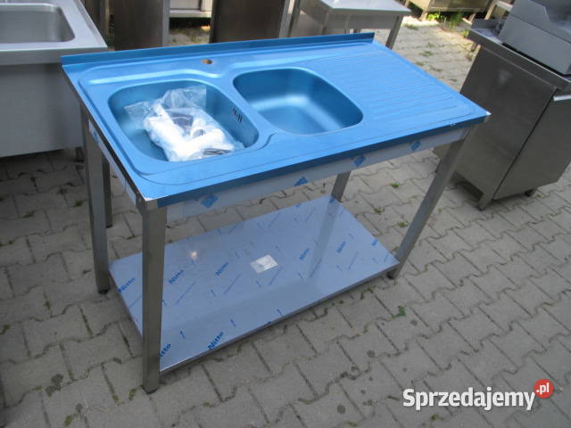 Zlew Gastronomiczny 2 Komorowy Z Półką 1206085 Ostrów Wielkopolski