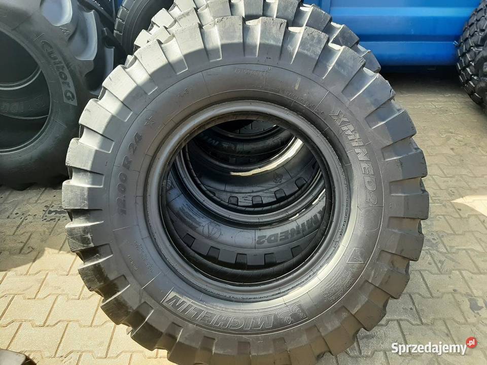 4x Opona używana przemysłowa 1200R24 MICHELIN