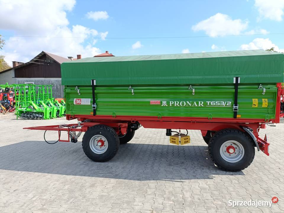Przyczepa 6T dwuosiowa PRONAR T6532 PROMOCJA Przyczepy rolnicze lubelskie Tarnogród