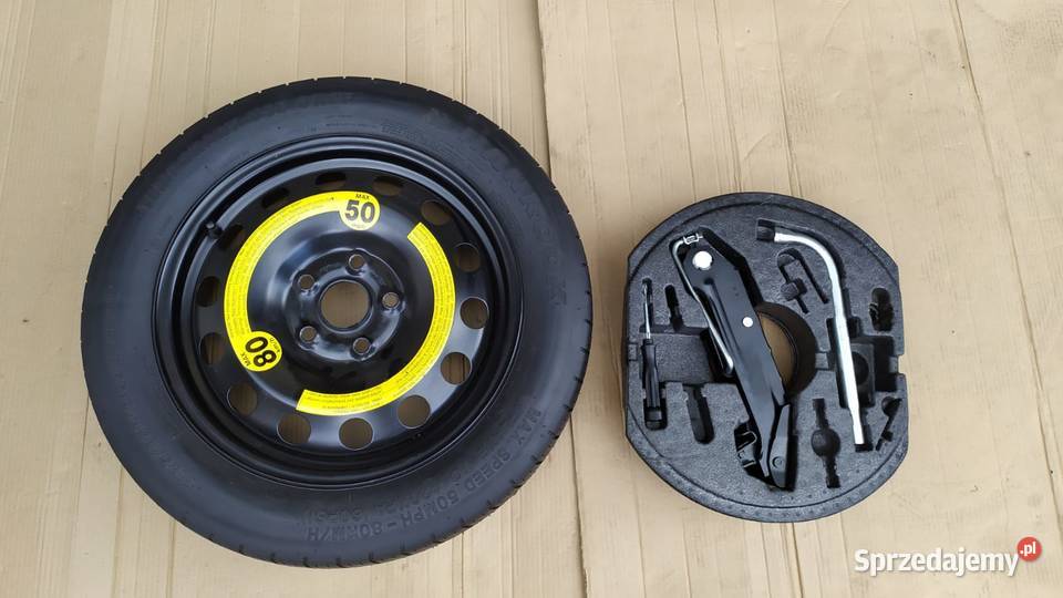 Koło dojazdowe R16 AUDI A3 8P 8V A4 B7 ZESTAW wielkopolskie sprzedam