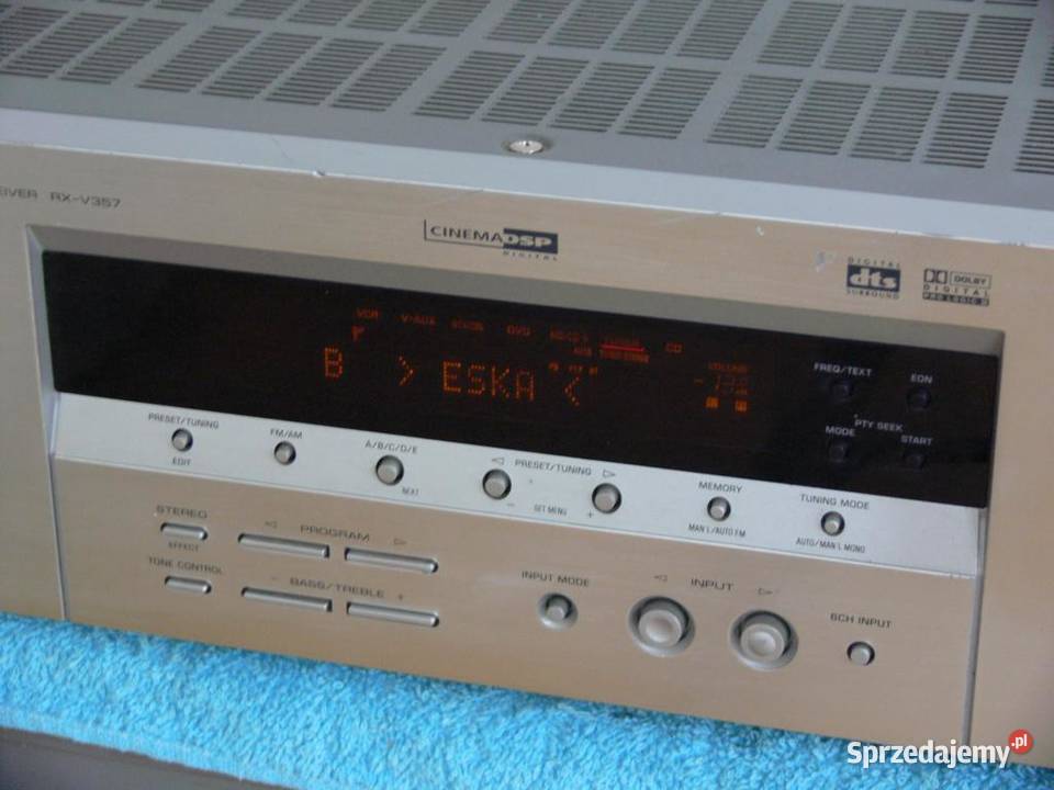 Amplituner Yamaha RXV357 RDS mocny i sprawny Jasło