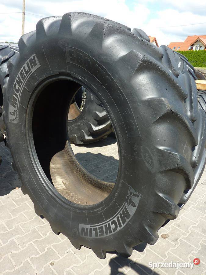 2x Opona używana rolnicza 58070R38 MICHELIN 1800 Zaścianki