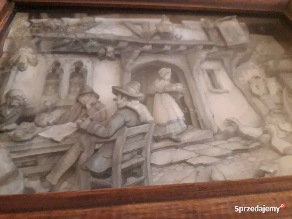 Obraz 3D Anton Pieck z sygnaturą Koło sprzedam