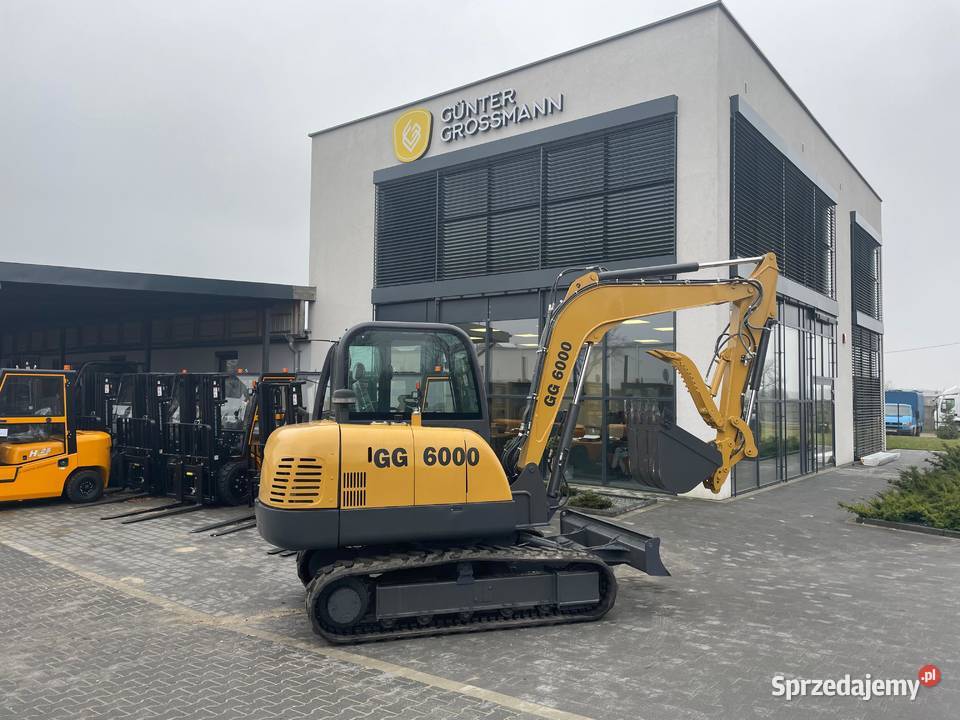 Nowa Koparka gąsienicowa GG6000 Gunter Grossmann nie Dąbrowa Tarnowska