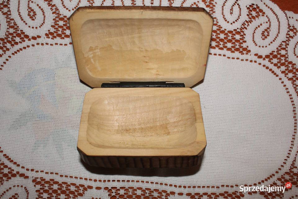 Drewniane pudełko Cepelia PRL śląskie Chorzów sprzedam