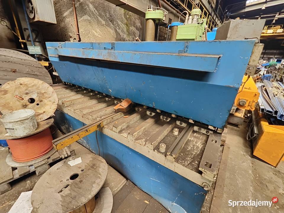 Hydrauliczne nożyce gilotynowe do blachy REBS Kraków sprzedam
