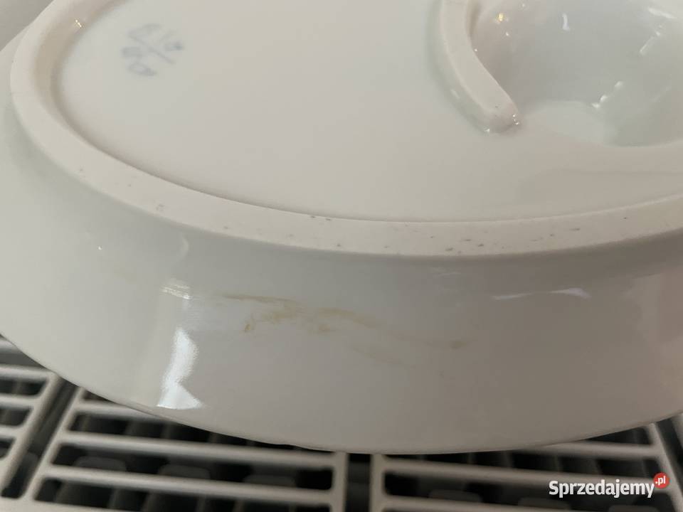 stara porcelanowa sosjerka sygnowana Pruszcz Gdański