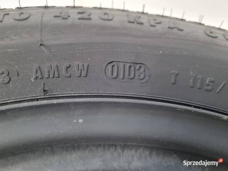 KOŁO DOJAZDOWE BMW E46 dojazdówka 11590 R16 Chełm