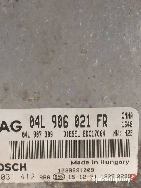 AUDI A6 C7 KOMPUTER SILNIKA 04L906021FR 20 TDI