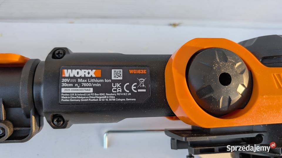 Podkaszarka akumulatorowa Worx WG163E brak małopolskie Jadowniki