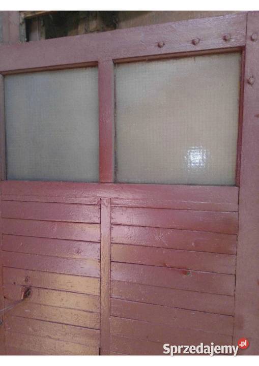 Drzwi garażowe warsztatowe wrota garażu sprzedam