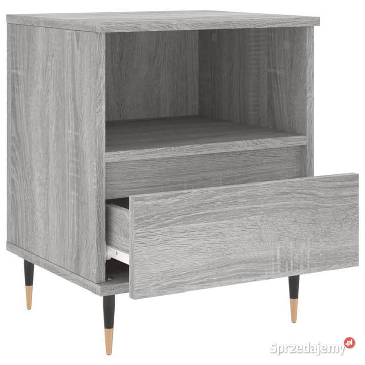 Szafka nocna szary dąb sonoma 40x35x50 WM830616 Nocne sprzedam