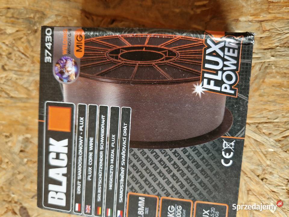 DRUT SPAWALNICZY SAMOOSŁONOWY 08 1000g FLUX wielkopolskie Głogowa