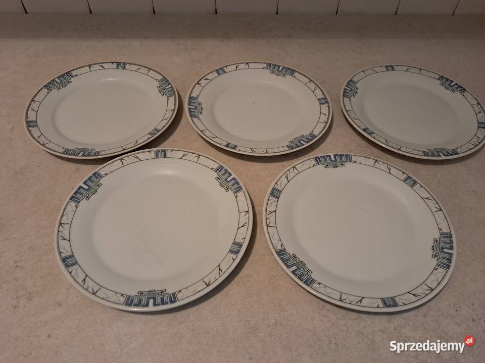 Talerzyki deserowe porcelana z Tułowic 5