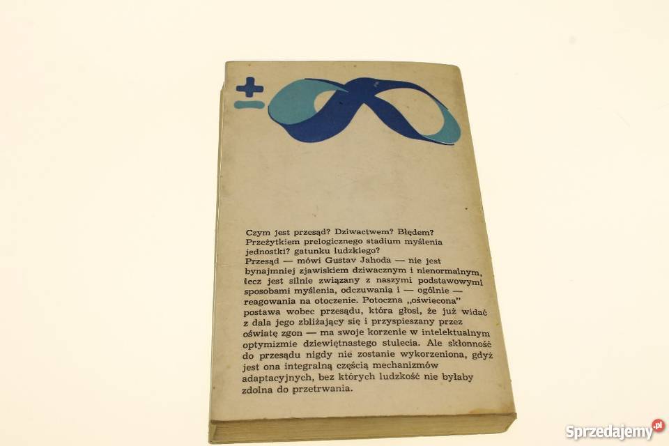 Gustav Jahoda Psychologia przesądu O Książki i Podręczniki zachodniopomorskie Goleniów
