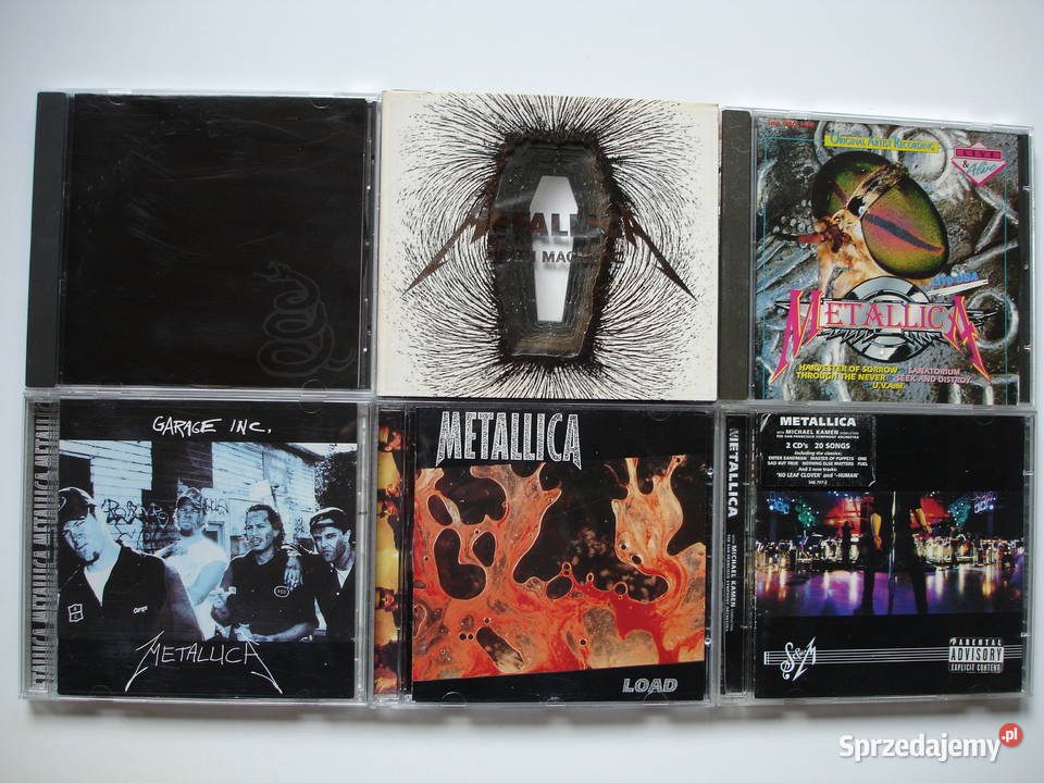 METALLICA płyty CD lubuskie Zielona Góra