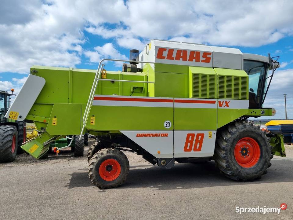 Kombajn Claas Dominator VX 88 heder C450 stół do wielkopolskie