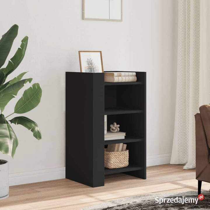 Szafka czarna 45x35x75 materiał drewnopochodny