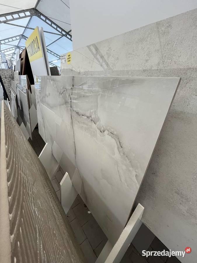 HIT CENOWY PŁYTKA PREMIUM ANTISKY WHITE 60X120 Płytki uniwersalne Ząbki