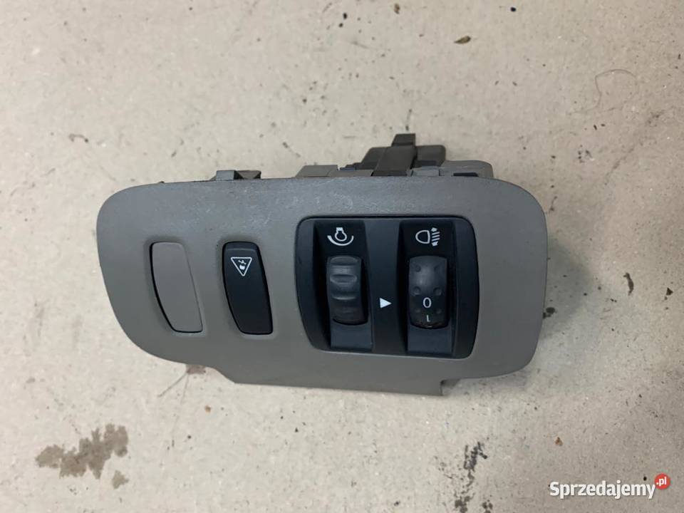 Panel przełącznik pokrętła Renault Scenic II 2 panele sterowania, przełączniki Szczecin