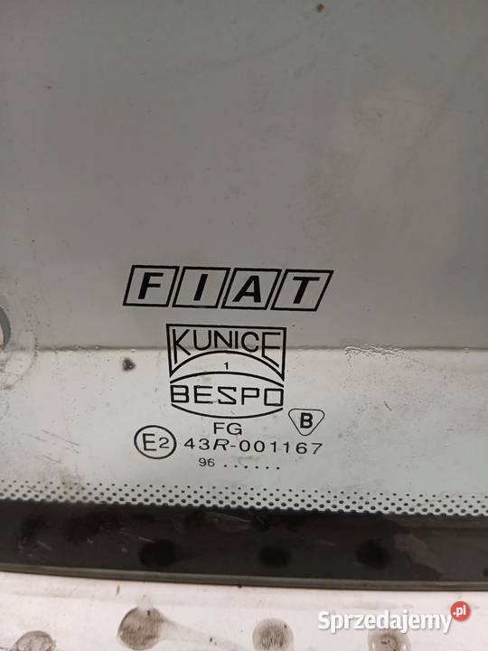 Szyba Lewa Tylna Karoseryjna Fiat Cinquecento 92 Bralin