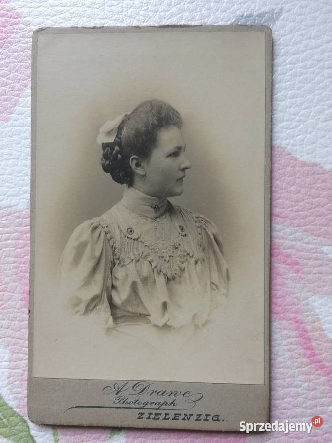 1237 SULĘCIN Niemieckie Zdjęcie Kartonikowe Szczecin sprzedam