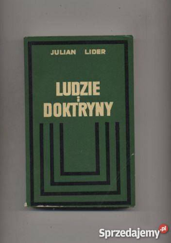 Ludzie i doktrynyO teoretykach i doktrynach Szczecin
