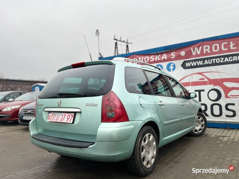Peugeot 307sw 16 LPG 2005 7 osobowy Panorama Dl nieuszkodzony Wrocław sprzedam
