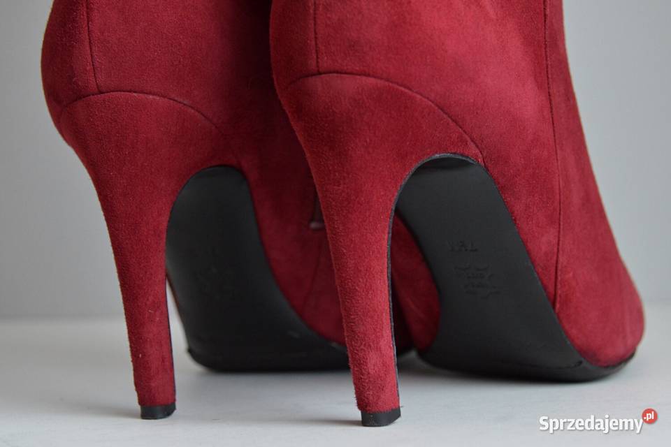 BURGUNDOWA POEZJA kozaki Via Spiga Bethany do Białystok