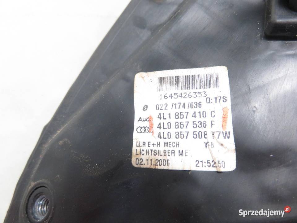 LUSTERKO PRAWE AUDI Q7 4L1857410C 4L0857538F małopolskie