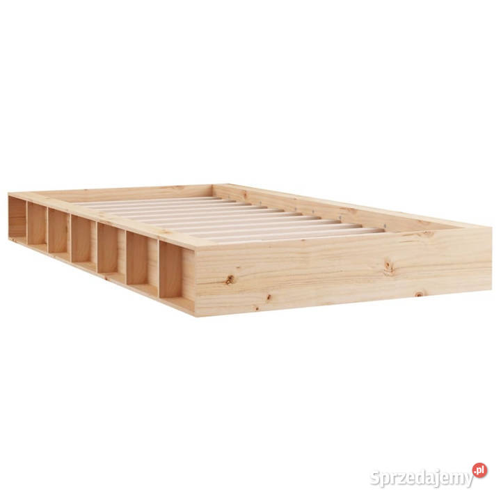 Rama łóżka lite drewno 75x190 WM820696 93cm Łóżka Warszawa