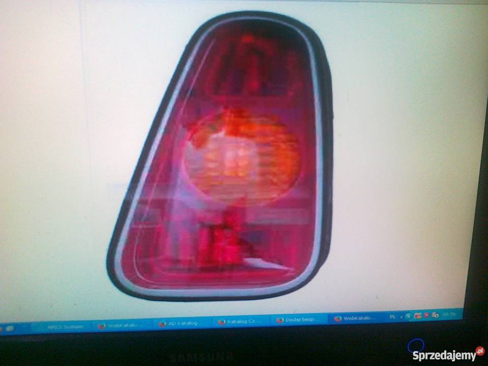 LAMPA TYLNA LEPR CZERWONA DO MINI 06010704 Pruszków