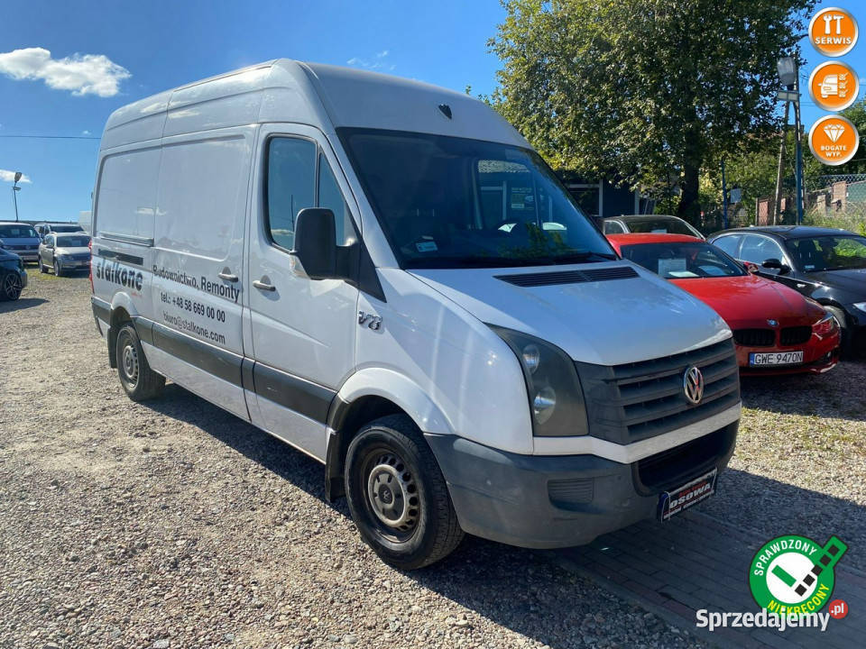 Volkswagen Crafter 20 tdi 140 ladny zadbany brak Gdańsk