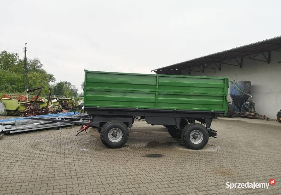 przyczepa rolnicza 8 ton trzystronny wywrot Maszyny rolnicze Mokra