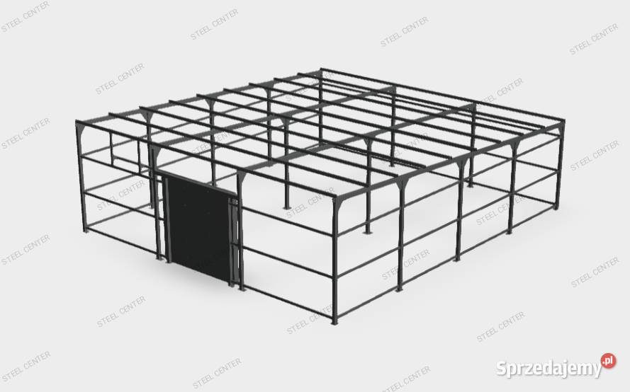 Konstrukcja hali magazynowej 8x10 m hala garaż Wola Krakowiańska