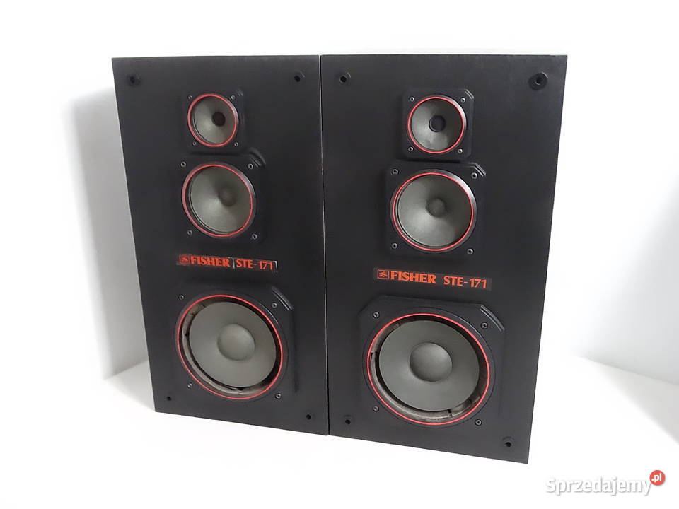 Kolumny Fisher STE171 HiFi Vintage Stan wizualny Słuchawki i głośniki Biłgoraj