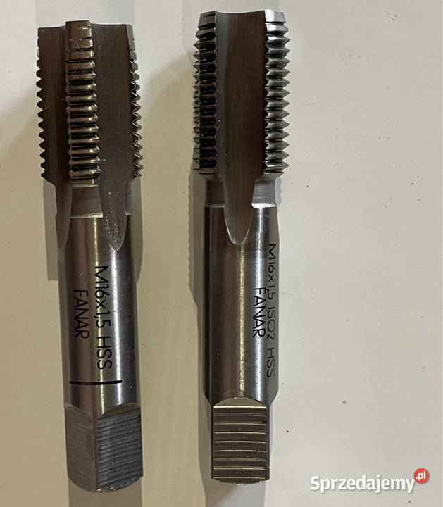 Gwintownik ręczny M16x15 6H ISO2 HSS FANAR Sklep łódzkie Czarnożyły sprzedam