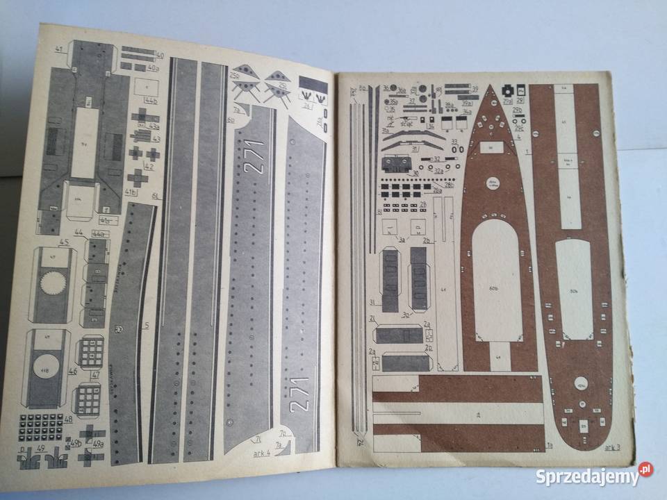 Mały Modelarz 561981 Niszczyciel ORP Błyskawica Dąbrowa Górnicza